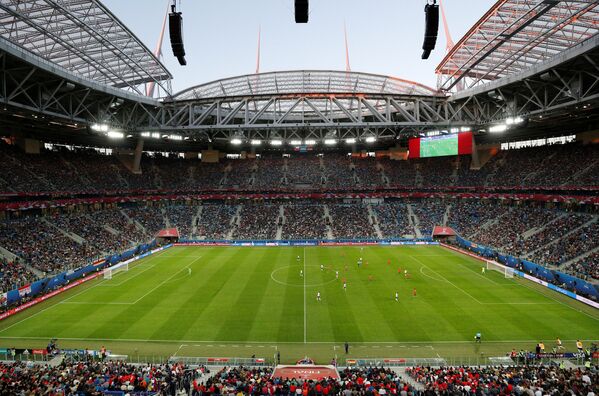 O estádio de São Petersburgo, palco da grande final - Sputnik Brasil