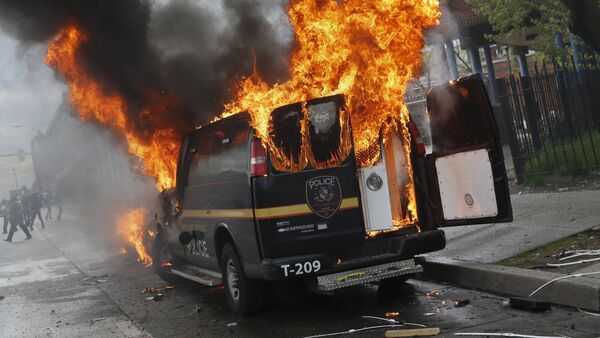 Protestos em Baltimore - Sputnik Brasil