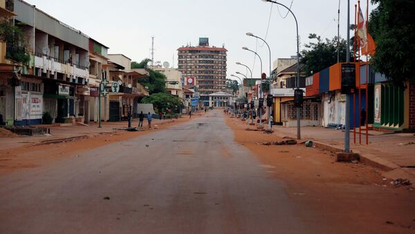 Rua de Bangui, capital da República Centro-Africana - Sputnik Brasil