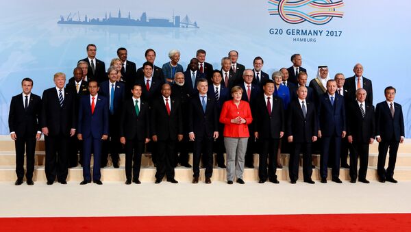 Líderes o G20 em reunião de cúpula do G20 - Sputnik Brasil