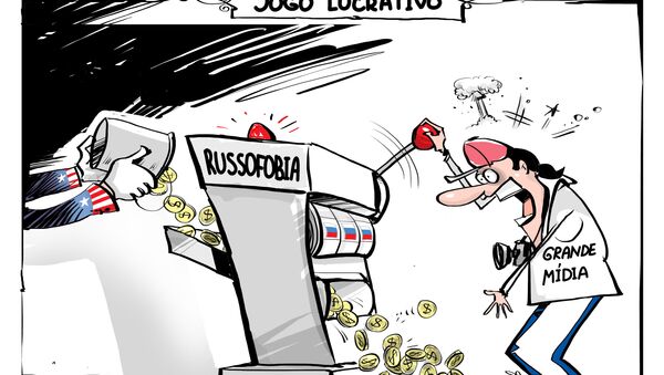 A regra do jogo é simples: falar mal da Rússia dá dinheiro - Sputnik Brasil