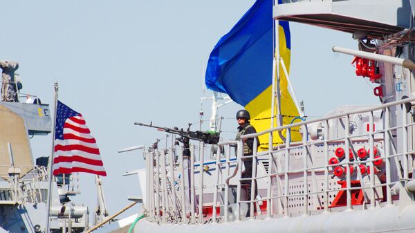 Manobras navais internacionais Sea Breeze 2017 organizadas pelos EUA e Ucrânia no mar Negro - Sputnik Brasil
