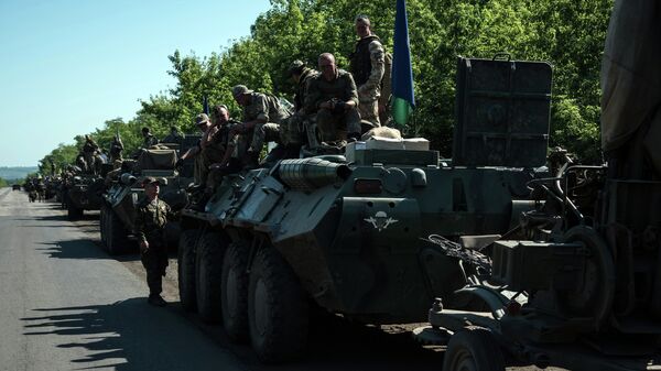 Exército ucraniano em Donbass (foto de arquivo) - Sputnik Brasil