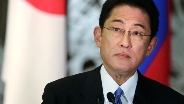 Ministro das Relações Exteriores do Japão, Fumio Kishida - Sputnik Brasil