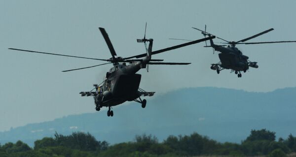 Mi-28 participa de treinamentos no aeródromo Chernigovka, região de Primorie, Rússia - Sputnik Brasil