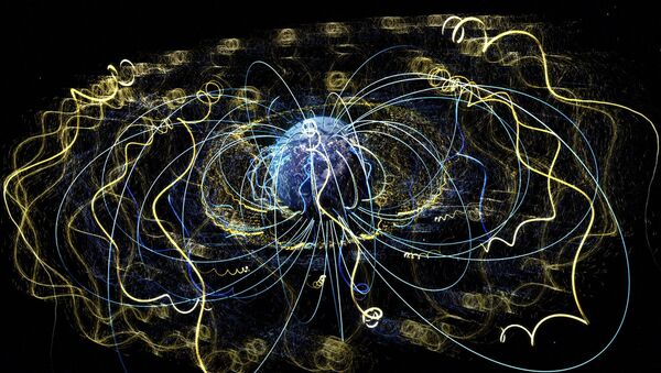 Ondas de plasma no espaço circundam a Terra (imagem referencial) - Sputnik Brasil
