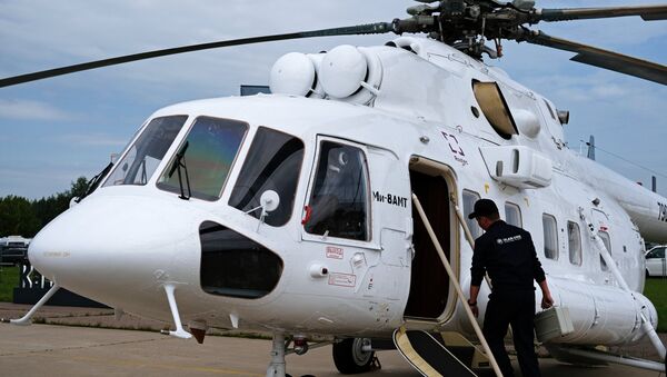 El helicóptero convertible Mi-8AMT - Sputnik Brasil