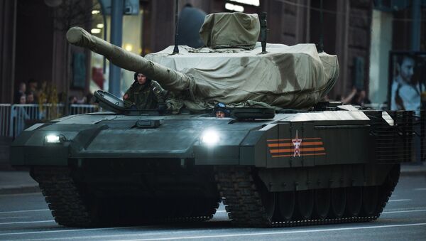 Tanque T-14 que utiliza a plataforma Armata (foto do arquivo) - Sputnik Brasil