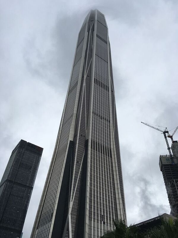 Ping An Finance Centre, arranha-céu de 599 metros. É o mais alto da cidade, o segundo mais alto da China e o quarto no ranking mundial de prédios mais altos. - Sputnik Brasil