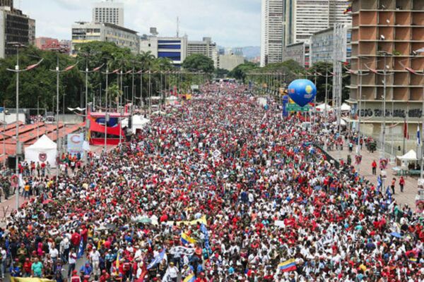 Manifestação de encerramento da campanha por uma nova constituinte em Caracas, na Venezuela - Sputnik Brasil