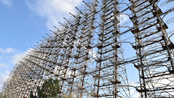 A estação de radar Duga em Chernobyl - Sputnik Brasil