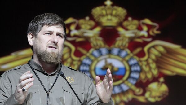 Ramzán Kadirov, líder de la República de Chechenia - Sputnik Brasil