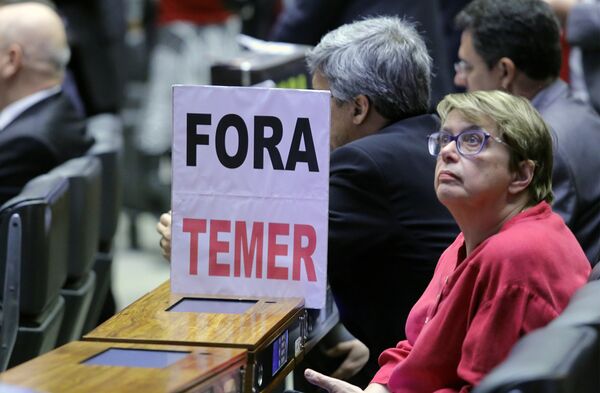 Deputada Margarida Salomão (PT-MG), uma das defensoras do afastamento de Michel Temer da presidência - Sputnik Brasil