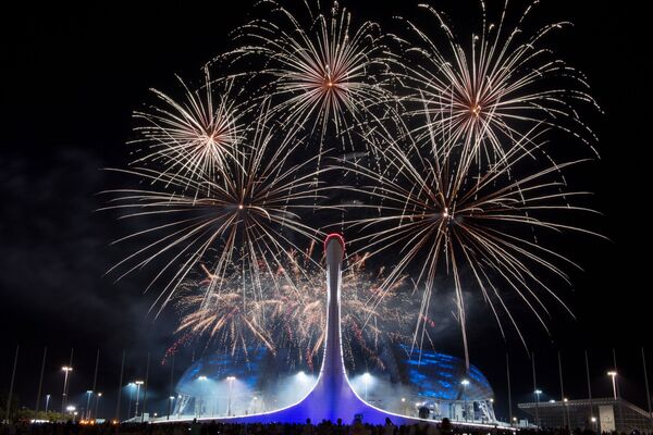 Etapa eliminatória no âmbito do Campeonato Mundial de Fogos de Artifício no Parque Olímpico em Sochi - Sputnik Brasil
