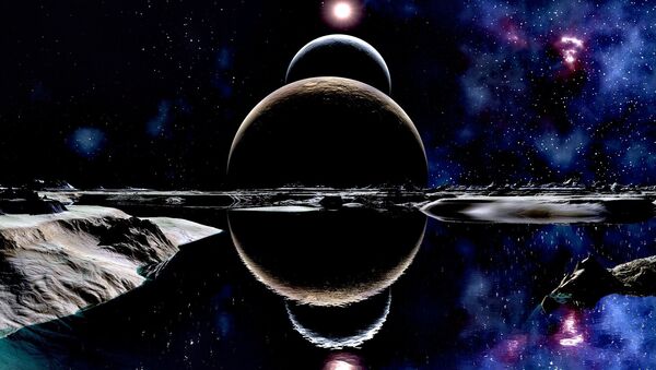 Dois planetas e sua Estrela (trabalho artístico) - Sputnik Brasil