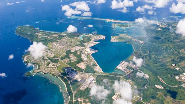 Base militar estadunidense na ilha de Guam, Micronésia - Sputnik Brasil