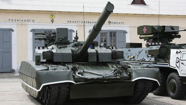 Tanque Oplot das Forças Armadas ucranianas (foto de arquivo) - Sputnik Brasil