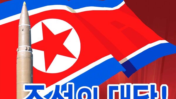 O cartaz A resposta da Coreia - Sputnik Brasil