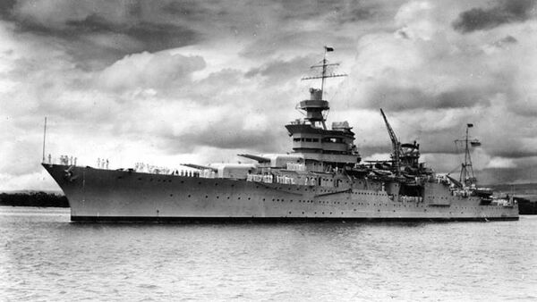 USS Indianapolis em Pearl Harbor em 1937 - Sputnik Brasil