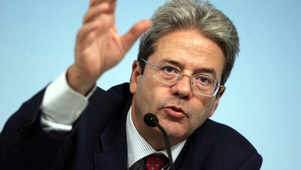 Paolo Gentiloni, ministro das Relações Exteriores da Itália - Sputnik Brasil