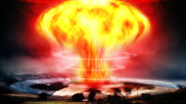 Explosão nuclear - Sputnik Brasil