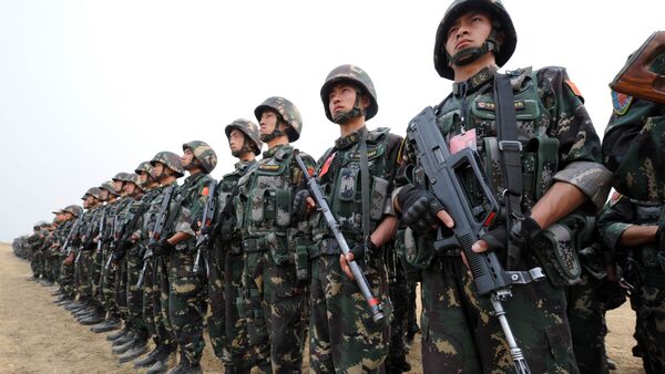 Militares chineses, foto de arquivo - Sputnik Brasil