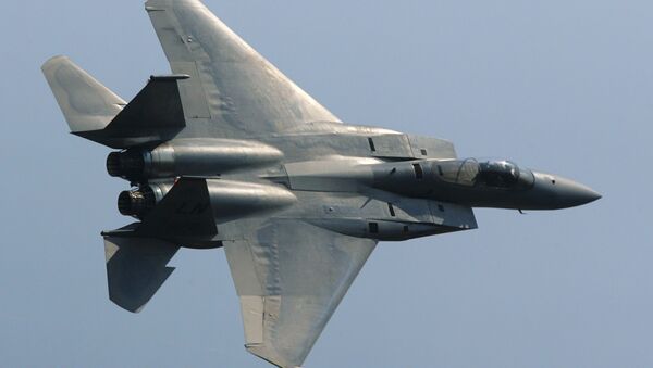 Caça norte-americano F-15 Eagle - Sputnik Brasil