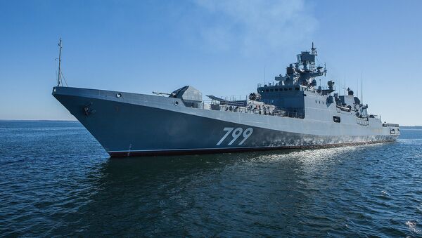 Fragata da Marinha russa Admiral Makarov - Sputnik Brasil