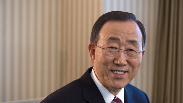 Ban Ki-moon, secretário geral da ONU - Sputnik Brasil