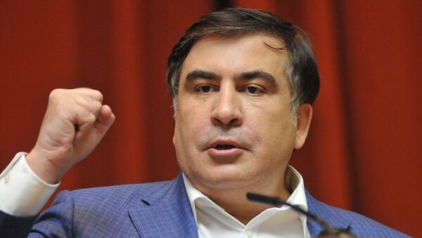 Mikhail Saakashvili, ex-presidente da Geórgia e ex-governador de Odessa - Sputnik Brasil