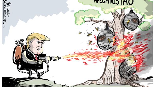 Trump e o 'cheiro de napalm pela manhã' no Afeganistão - Sputnik Brasil