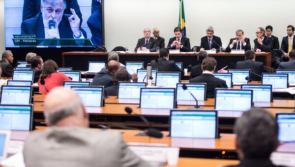 Paulo Roberto Costa, ex-diretor de Abastecimento da Petrobras em depoimento na CPI da Petrobras, na Câmara dos Deputados - Sputnik Brasil