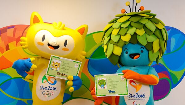 Mascotes da Olimpíada e da Paraolimpíada 2016. - Sputnik Brasil