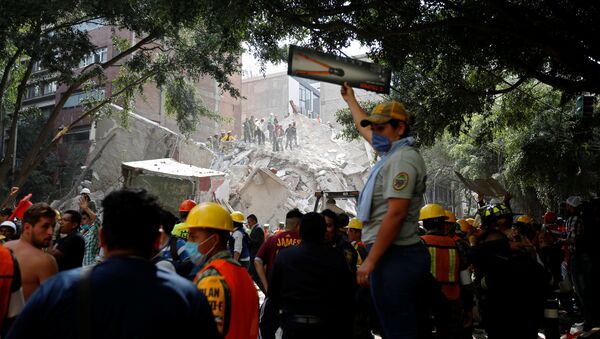 Consequências de terremoto no México (foto de arquivo) - Sputnik Brasil