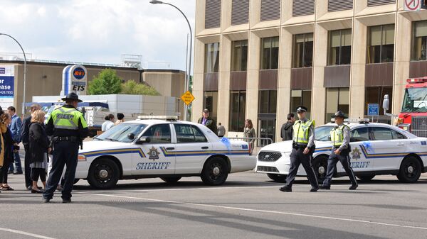 Police in Edmonton, Canada - Sputnik Brasil