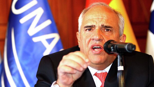 Ernesto Samper, secretário-geral da União das Nações Sul-Americanas (Unasul) - Sputnik Brasil