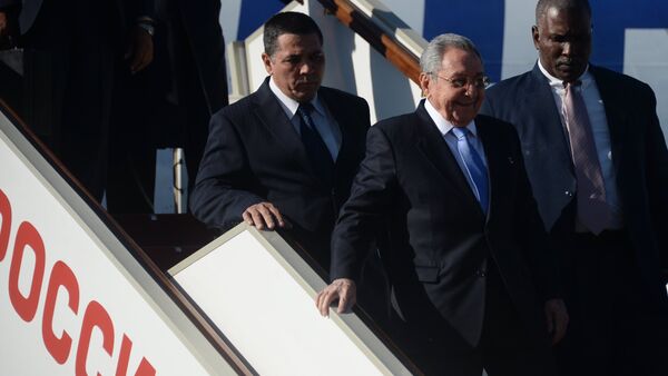 Líder cubano Raúl Castro chega a Moscou - Sputnik Brasil