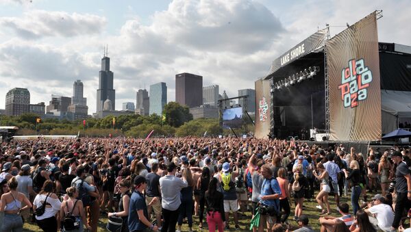 Imagem do Grant Park, em Chicago, onde foi realizada a edição 2017 do festival Lollapalooza - Sputnik Brasil