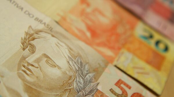 Notas de reais, a moeda brasileira (foto referencial) - Sputnik Brasil