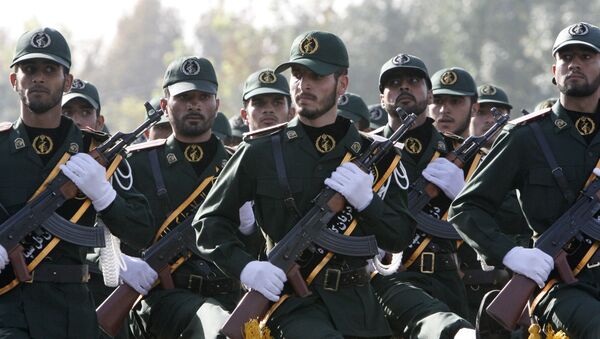 Membros do Corpo de Guardiões da Revolução Islâmica iraniano (foto de arquivo) - Sputnik Brasil