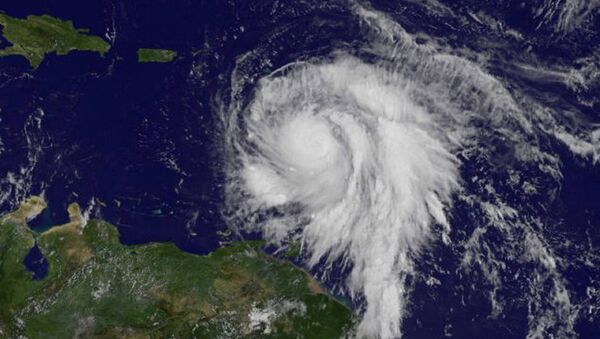 Imagem de satélite do furacão Maria - Sputnik Brasil