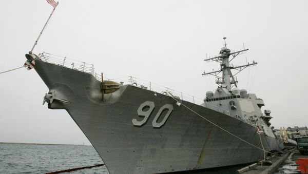 Destróier norte-americano USS Chafee - Sputnik Brasil