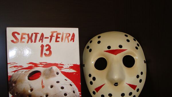 Símbolos dos filmes de terror norte-americanos Sexta-Feira 13 - Sputnik Brasil