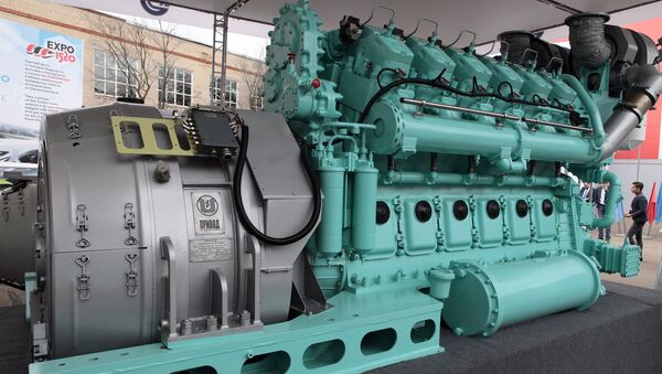 O motor diesel D300 fabricado pela Transmasholding - Sputnik Brasil