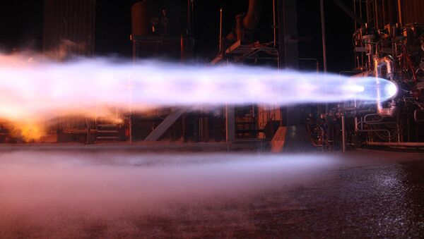 Blue Origin BE-4 engine test - Sputnik Brasil