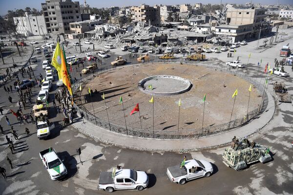 Al-Naim, praça central da cidade de Raqqa - Sputnik Brasil