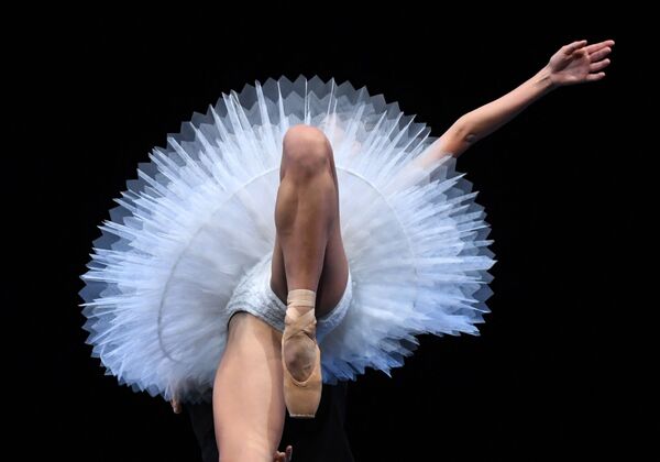 Dançarina da Ópera de Dresden ensaia antes de um show em Nova York - Sputnik Brasil