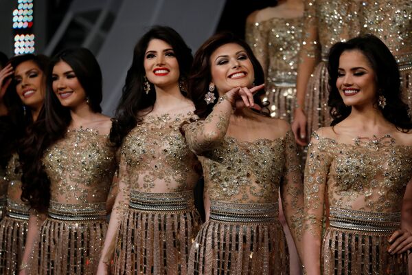 Participantes da competição Miss Venezuela 2017 em Caracas, em 9 de novembro de 2017 - Sputnik Brasil
