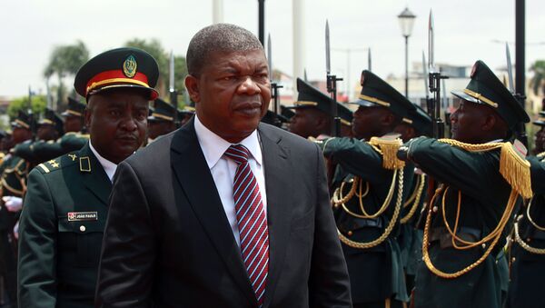 Presidente de Angola, João Lourenço, antes do seu primeiro pronunciamento presidencial em Luanda, 16 de outubro de 2017 - Sputnik Brasil