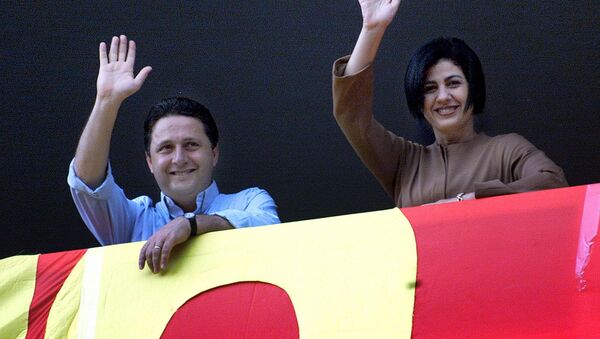 Rosinha e Anthony Garotinho, outubro de 2002 - Sputnik Brasil